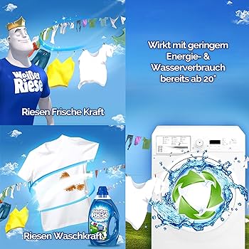 Гель для стирки цветного белья Weisser Riese Color 50 стир. / 2,5 л