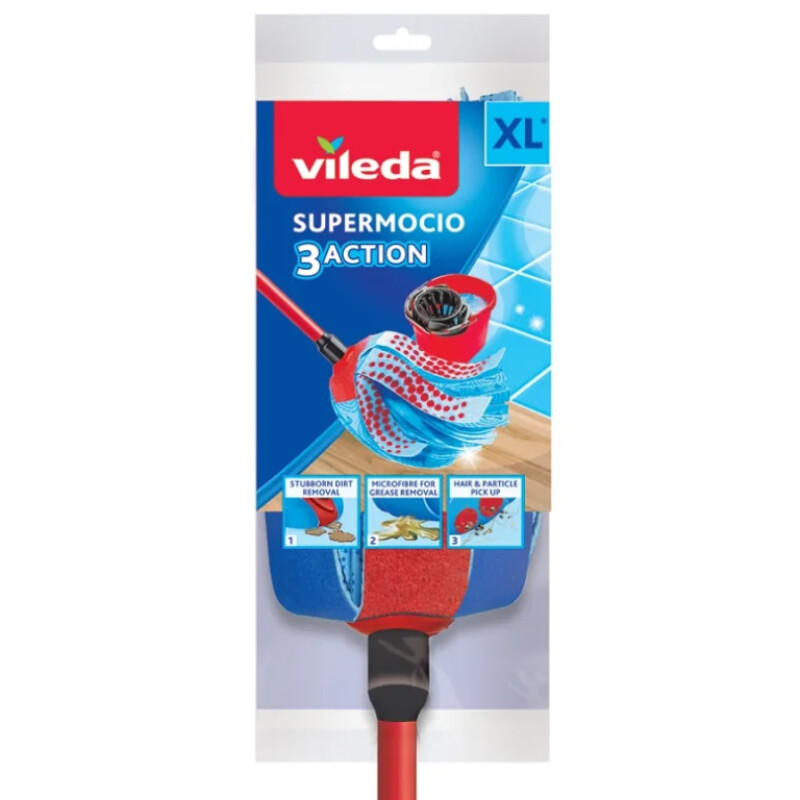 Швабра Vileda 3Action Velour XL 1 шт