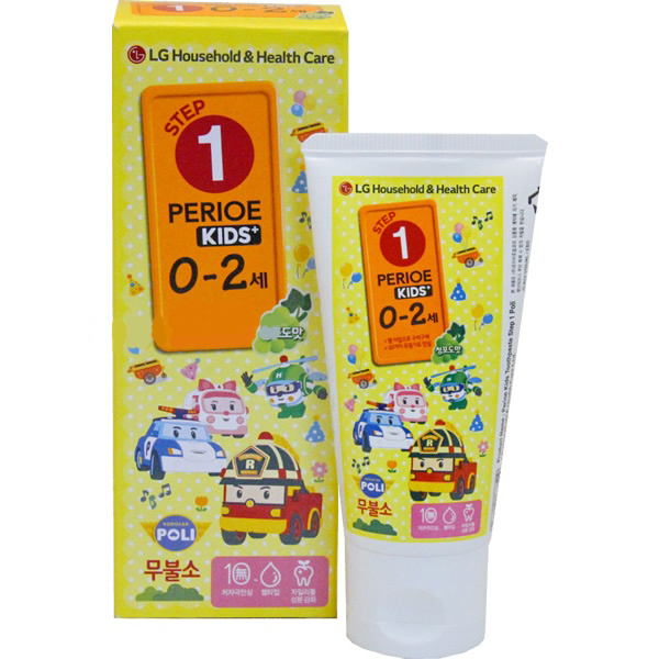 Детская зубная паста LG для мальчиков 0-2 лет, без фтора, Зеленый виноград, 60 гр.