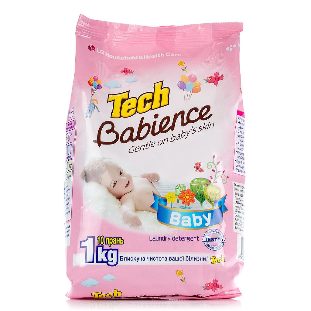 Стиральный порошок для детского белья Tech Babience 1 кг.