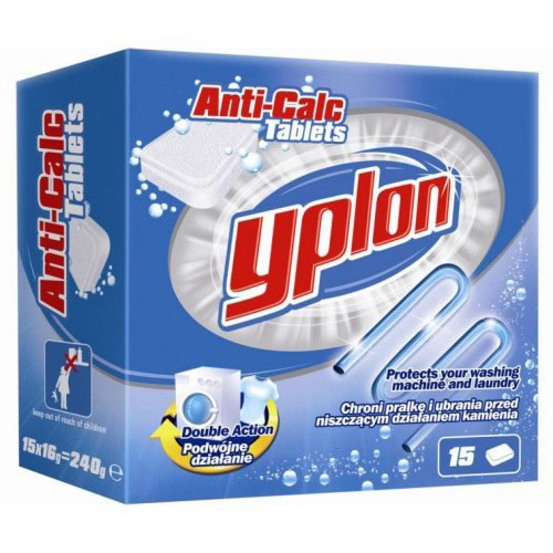 Таблетки для стиральной машины Yplon Anti Calc, 15 шт