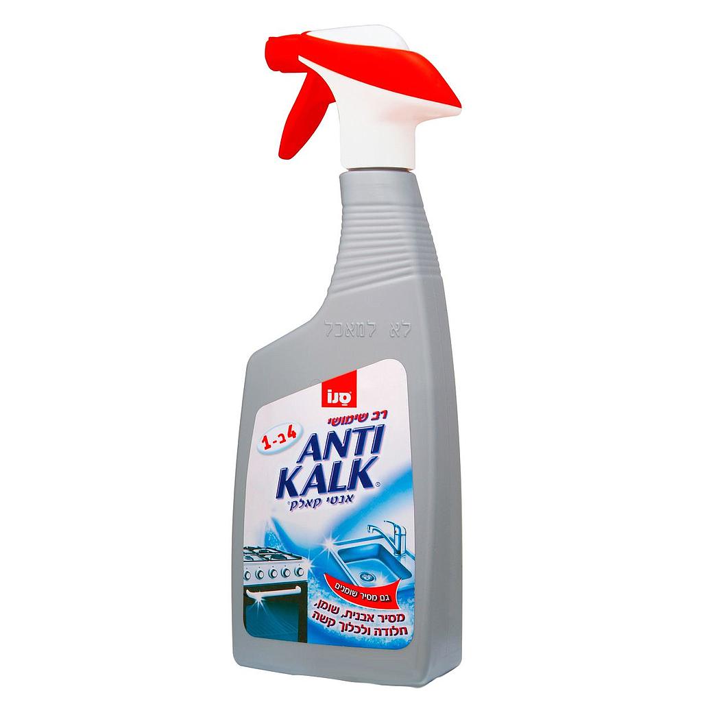 Средство для удаления известкового налёта Sano Anti Kalk общего назначения 4 в 1 700 мл
