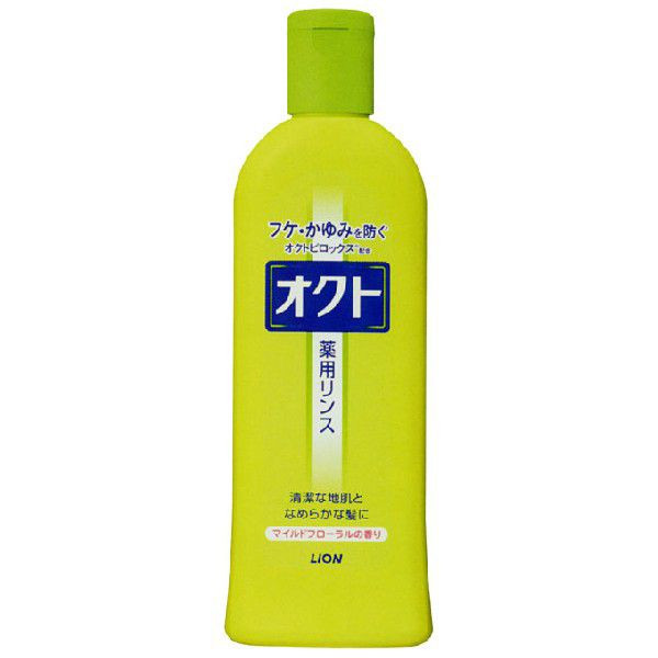 Ополаскиватель LION Оct против перхоти и зуда кожи головы с цветочным ароматом, 320 мл.