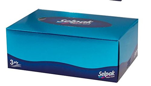 Салфетки бумажные в коробках Selpak 3-х слойные 70 шт.