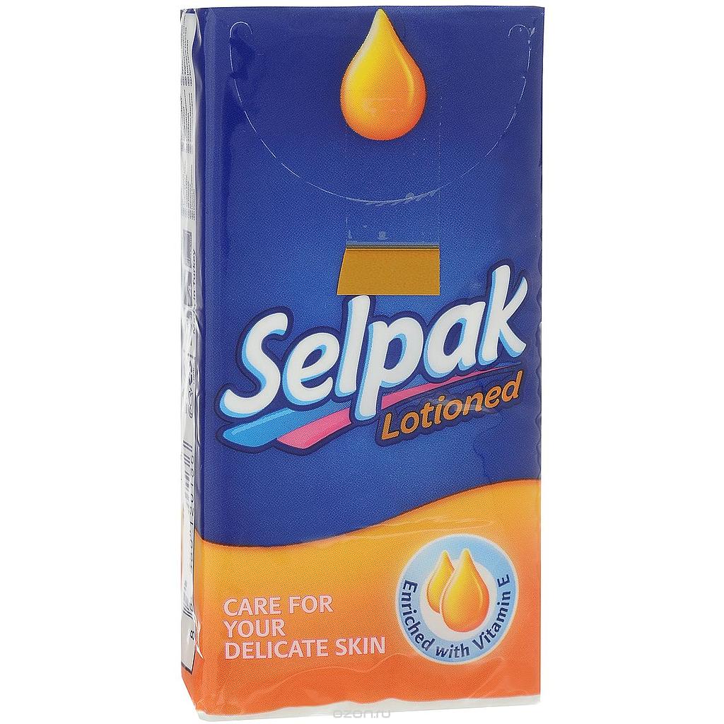 Салфетки бумажные Selpak с лосьоном 10 шт