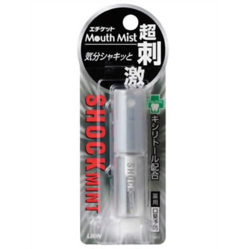 Освежитель полости рта LION с сильным мятным ароматом Mouth Mist SHOCK mint 5 мл.