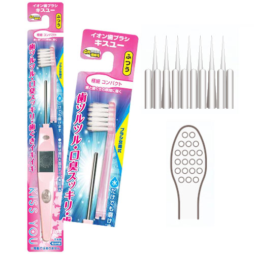 Ионная зубная щетка HUKUBA DENTAL СУПЕР-компактная (Средней жесткости) ручка + 1 головка