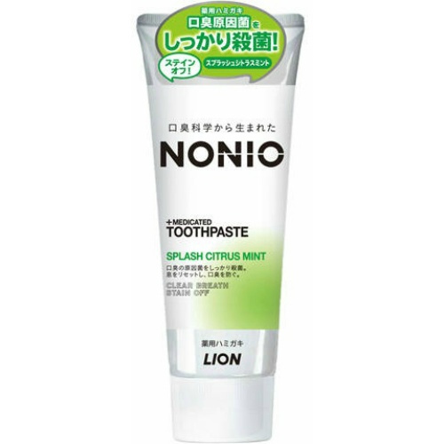 Профилактическая зубная паста LION Nonio (аромат цитрусов и мяты) 130 гр.