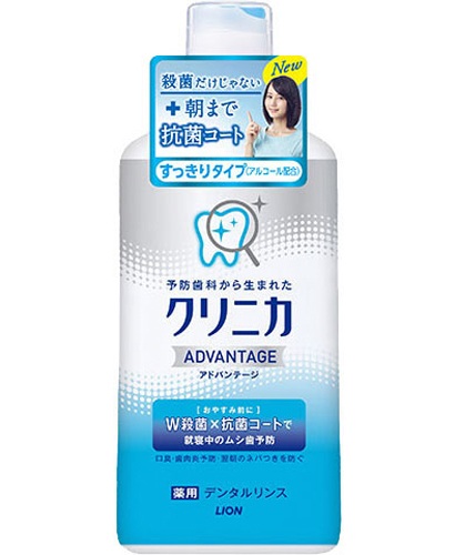 Зубной эликсир LION Clinica Dental Advantage свежесть дыхания аромат цитрус 450 мл.