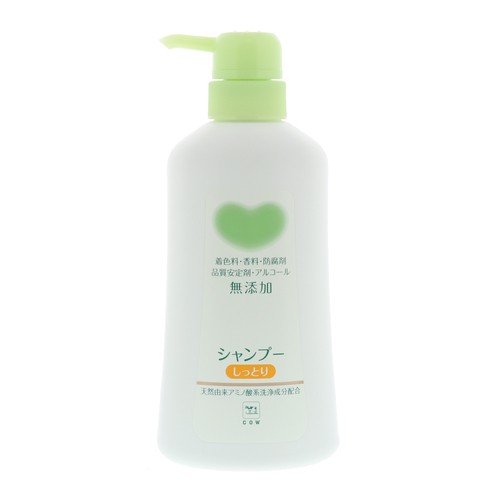 Шампунь для волос COW Mutenka Увлажнение с натуральными ингредиентами без добавок, 550 мл