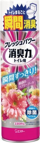 Освежитель воздуха ST для туалета SHOSHURIKI (с антибактериальным эффектом Прекрасный букет) 330 мл