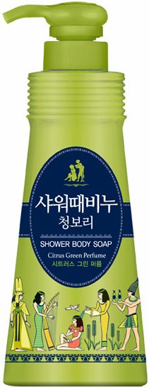 Жидкое мыло для тела Mukunghwa (Ароматерапия - Зеленый цитрус), 500 мл.