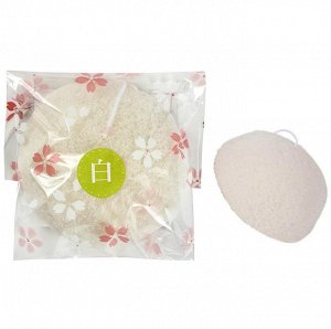 Спонж Конняку YF для умывания лица и зоны декольте (с увеличенным сроком использования) 1 шт