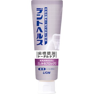 Зубная паста LION Dent Health“ для профилактики опущения, кровоточивости десен, неприятного запаха изо рта и повышенной чувствительности зубов 85 гр.