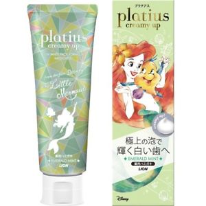 Зубная паста LION Platius creamy up для восстановления белизны зубной эмали (мята), 90 гр
