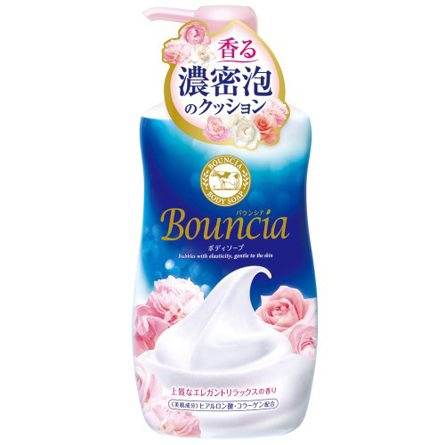 Сливочное жидкое мыло Bouncia для рук и тела COW с элегантным ароматом роскошного белого мыла 550 мл.