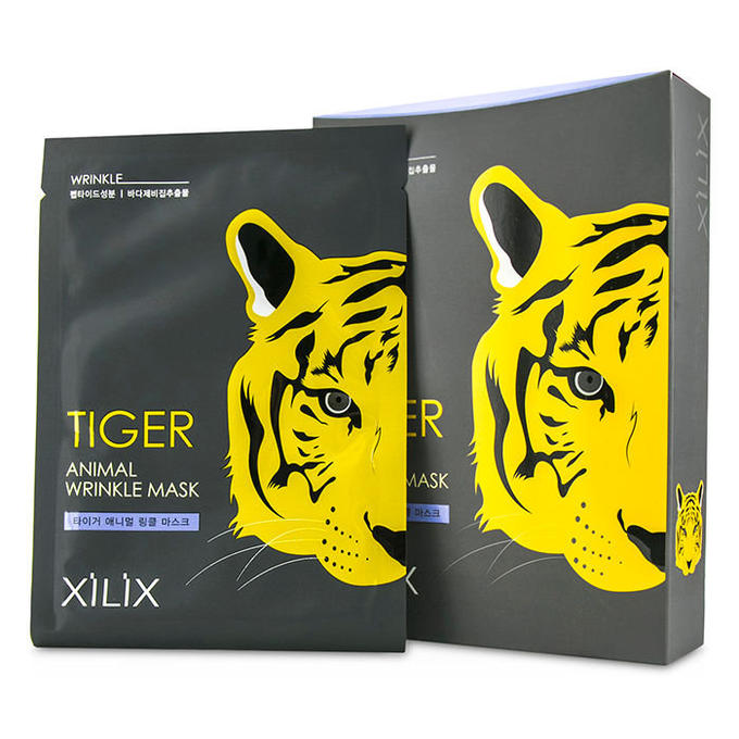 Маска коллагеновая для лица DERMAL разглаживающая морщины Tiger Animal 25 гр.