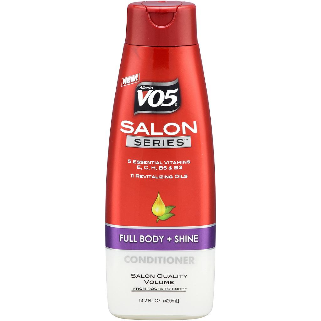 Кондиционер для волос VO5 Conditioner Salon Series full body+shine, 420 мл.