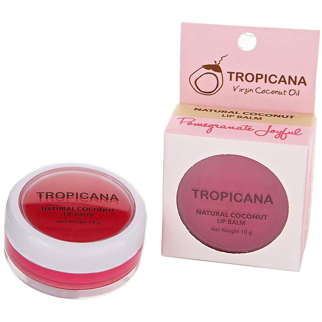 Бальзам для губ Tropicana Радостный гранат, 10 г
