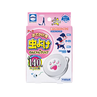 Клипса для отпугивания насекомых EARTH BIOCHEMICAL во время прогулки собак и кошек 1 шт.