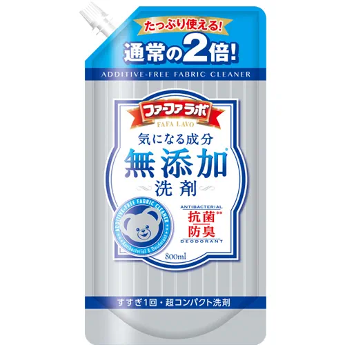 Концентрированное натуральное жидкое средство для стирки NISSAN FAFA Аdditive-free ultra МУ 800 мл.