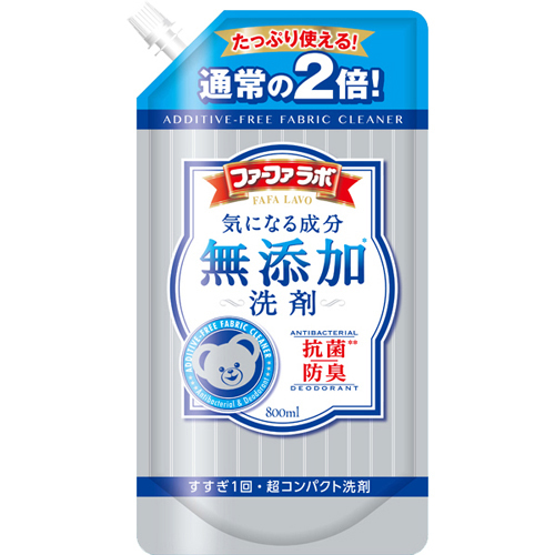 Концентрированное натуральное жидкое средство для стирки NISSAN FAFA Аdditive-free ultra МУ 800 мл.