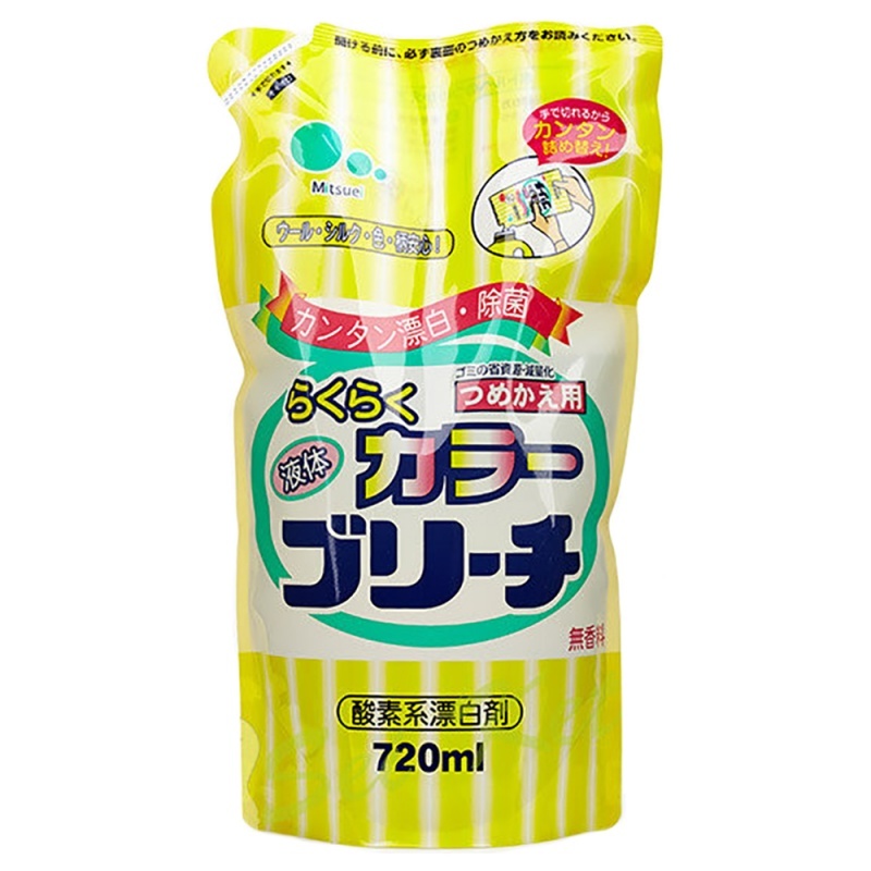 Отбеливатель MITSUEI кислородный для цветных тканей, 720 мл.