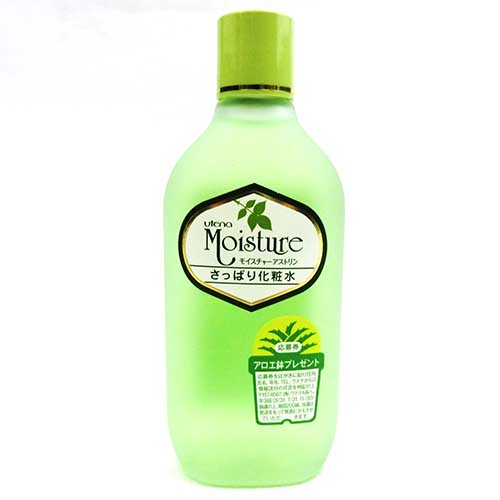 Шаг 2. Лосьон Utena Moisture для освежения кожи лица после умывания с экстрактом алоэ (для жирной и нормальной кожи) 155 мл.