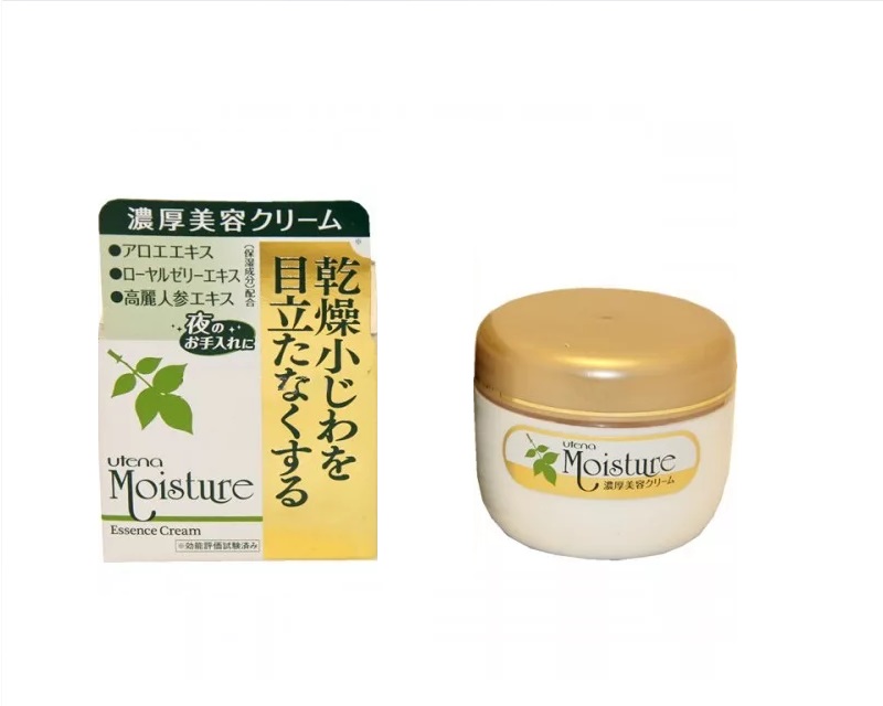 Ночной крем Utena Moisture с экстрактами алоэ и женьшеня, маточным молочком, скваланом и маслом Жожоба (питательный) 60 гр.
