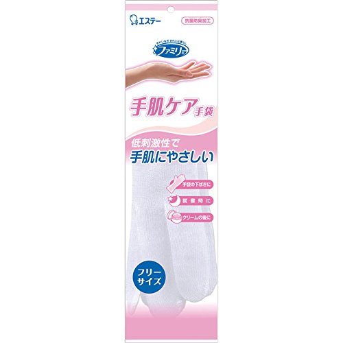 Перчатки из вискозы ST  Family косметические для ухода за кожей рук, размер универсальный (белые) 1 пара.