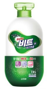 Жидкое средство для стирки LION Inno Beat Deo Capsule пенный, антибактериальный, флакон, 2 л