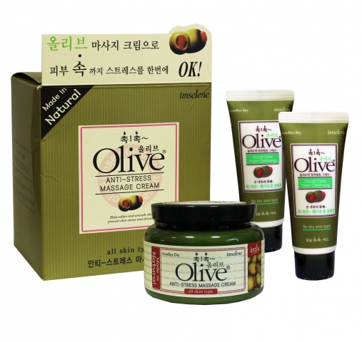 Массажный крем для лица OLIVE (питательный и увлажняющий), 200 мл