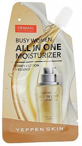 Увлажняющее средство для всех типов кожи лица YEPPEN SKIN 3 в 1 для женщин (тонер, лосьон, эссенция) 15 гр.