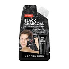 Глубоко очищающая угольная маска - пленка для лица YEPPEN SKIN для всех типов кожи 20 гр.