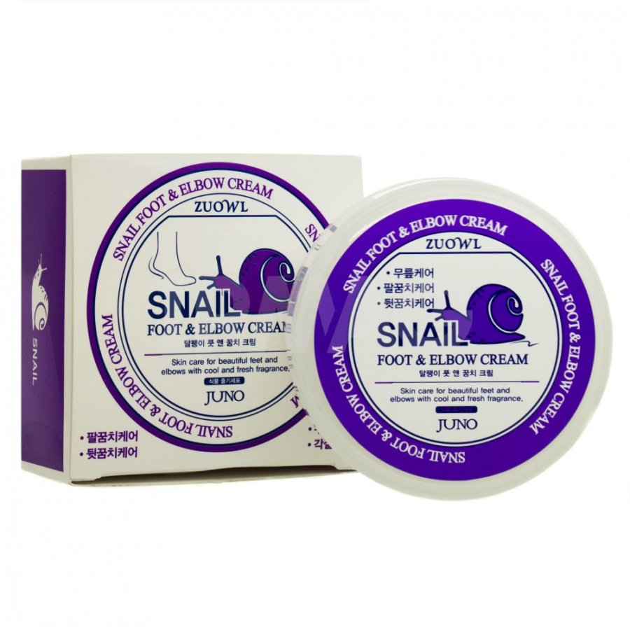 Крем для ног и локтей JUNO Zuowl (Секрет улитки) для всех типов кожи 100 гр.