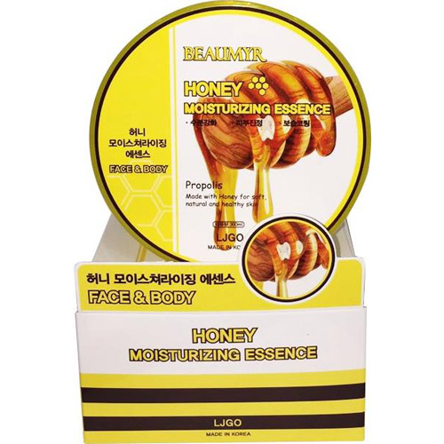 Увлажняющая эссенция для лица и тела JUNO Beaumyr  с прополисом и медом для всех типов кожи 300 мл.
