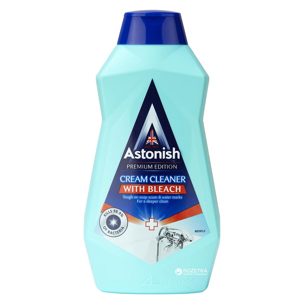 Крем-очиститель от сложных загрязнений Astonish с отбеливателем 500 мл.