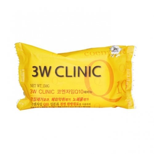 Мыло 3W CLINIC с коэнзимом антивозрастное Q10 Dirt Soap, 150 гр