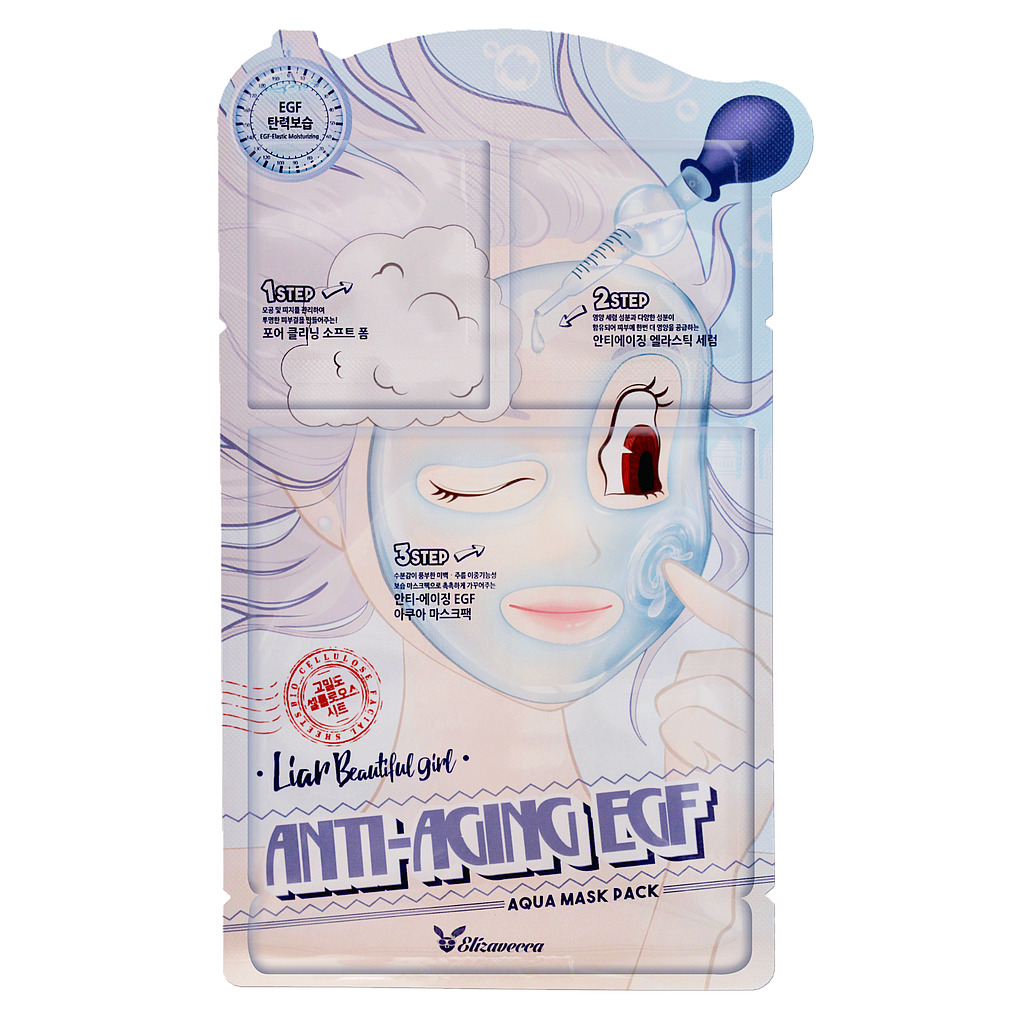 Маска трех-этапная Elizavecca омолаживающая, 1 шт.