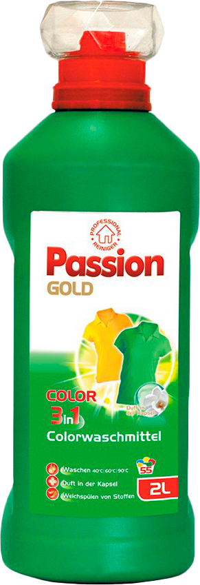 Гель для стирки Passion Gold 3in1 для цветного 2 л