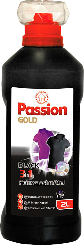 Гель для стирки Passion Gold 3in1 для черного 2 л