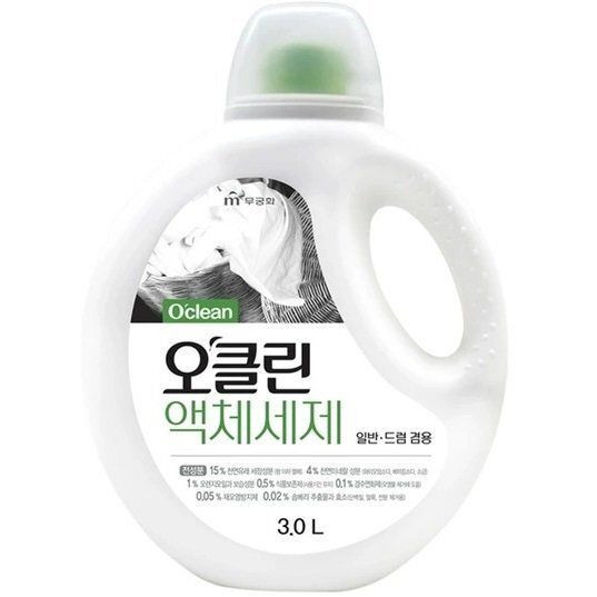 Гель для стирки Mukunghwa O’Clean 100%-органический, на основе мыльного дерева и соды, 3 л