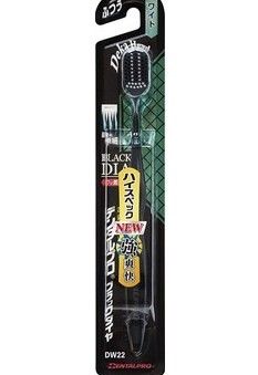 Зубная щетка DENTALPRO с широкой головкой, ультратонкими щетинками и коллоидной керамикой (средней жесткости), 1 шт.