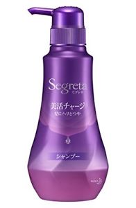 Шампунь для увеличения прикорневого объема волос с экстрактом граната и маточным молочком КAO Segreta цветочный аромат, диспенсер 360 мл