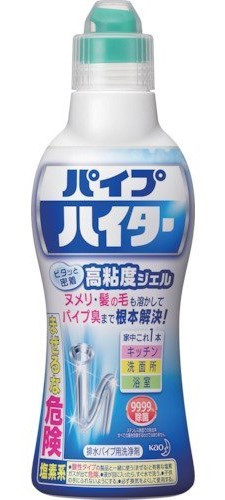 Высокоэффективный гель для очистки сливных труб КAO Haiter, бутылка 500 г