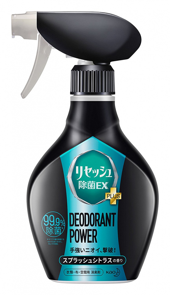 Суперэффективный дезодорант-нейтрализатор неприятных запахов КAO для спортивной и рабочей одежды, спрей, 360 мл