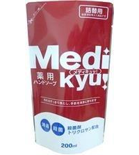 Жидкое мыло для рук ROCKET SOAP MediKyu с триклозаном, запасной блок 200 мл