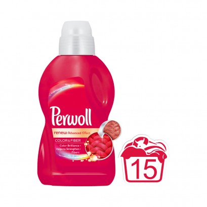 Гель для стирки Perwoll Color Fiber 900 мл.