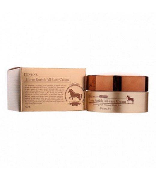 Питательный крем Deoproce с лошадиным жиром ,100 г