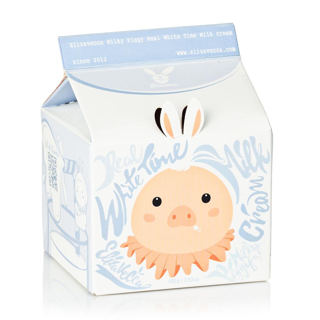 Осветляющий крем для лица и тела ELIZAVECCA с козьим молоком, 100 мл